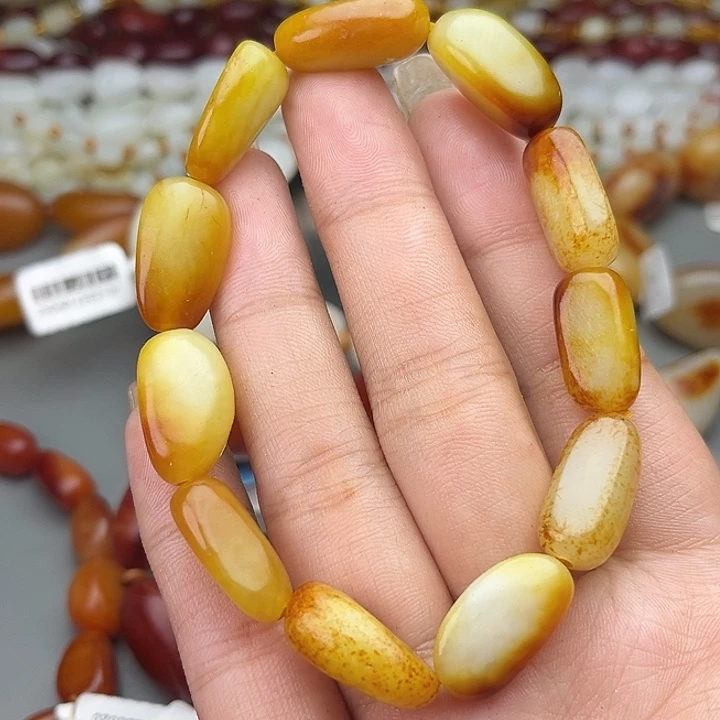 和田玉（糖玉）未镶嵌手链