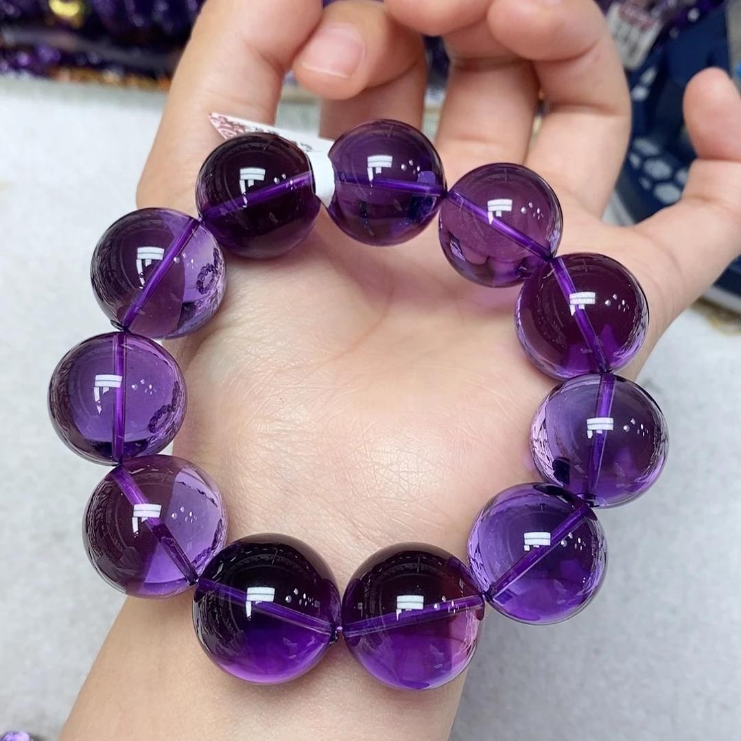 紫晶珠宝半成品未镶嵌D*19mm藏收级全净