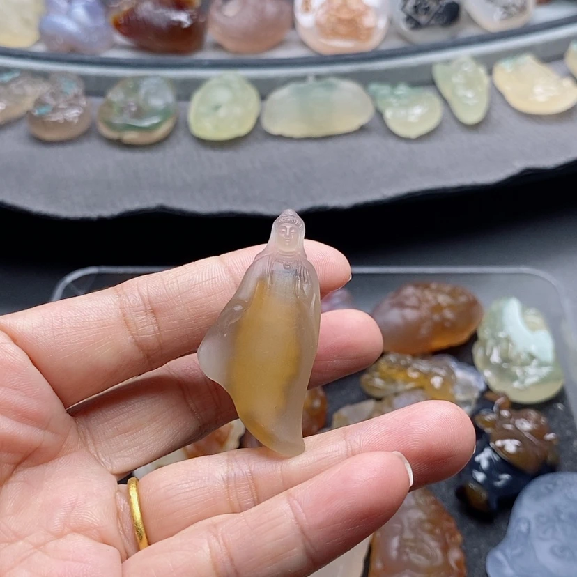 【闪购商品】未镶嵌吊坠定制玛瑙