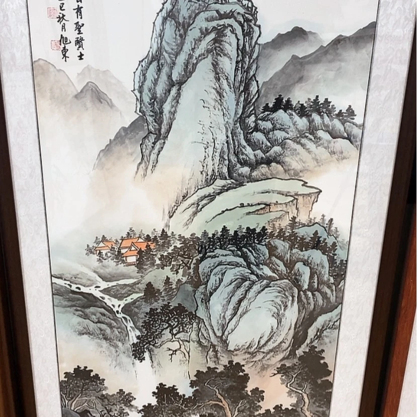 【闪购商品】国画手绘国画带框123.63