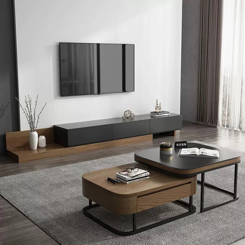 方形大拖小组合茶几