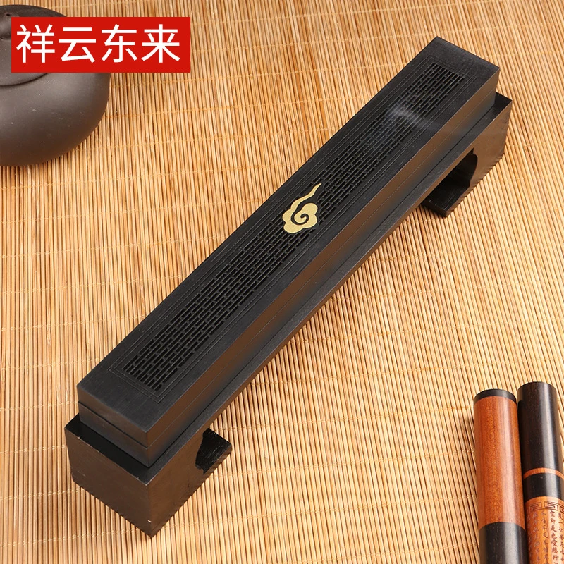 禅意风格紫竹镂空香插防火棉香座