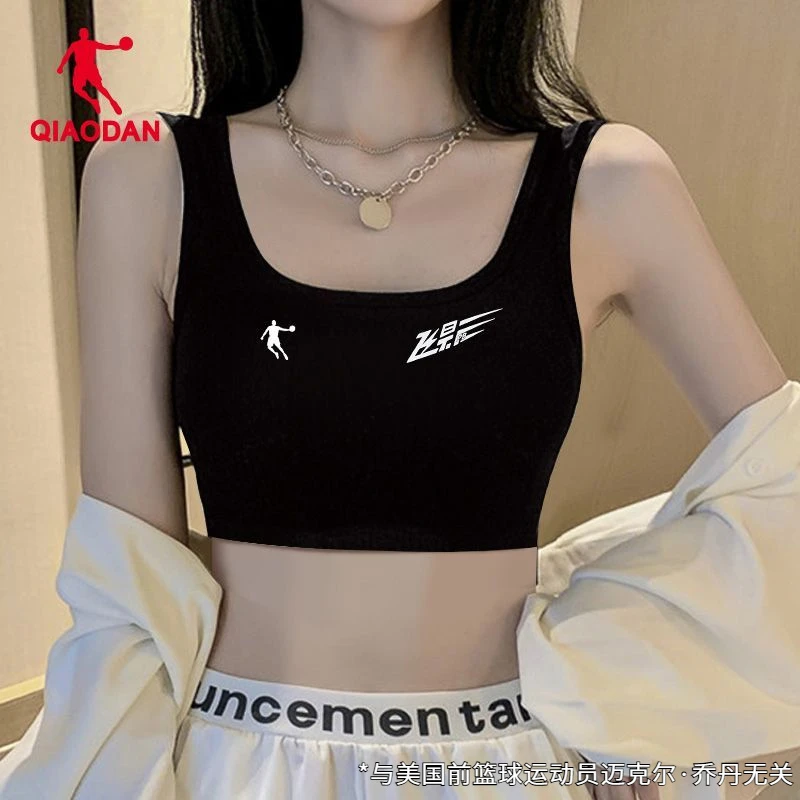 乔丹飞影背心女2025新款健身短款宽松马拉松跑步T恤夏外穿瑜伽服