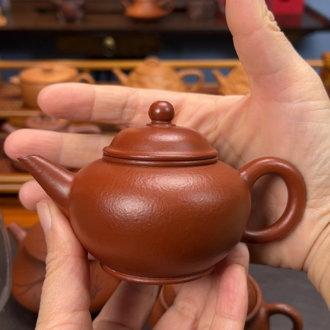 罗***圈紫砂茶壶宜兴紫砂壶全手工制作