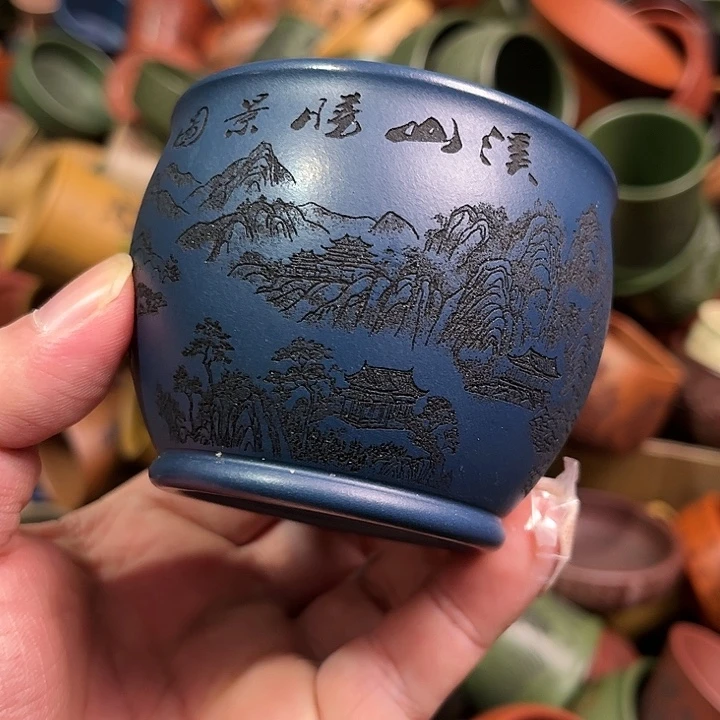 紫砂茶杯全手工紫砂主人杯