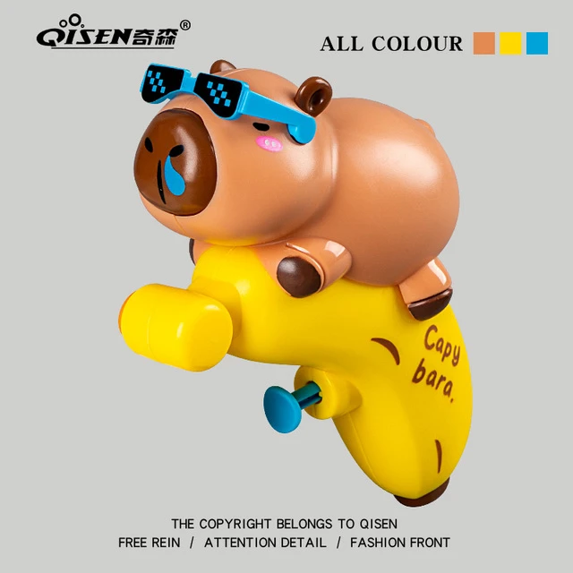 2025新款卡皮巴拉水枪玩具男孩女孩子儿童喷水呲滋小水枪宝宝戏水