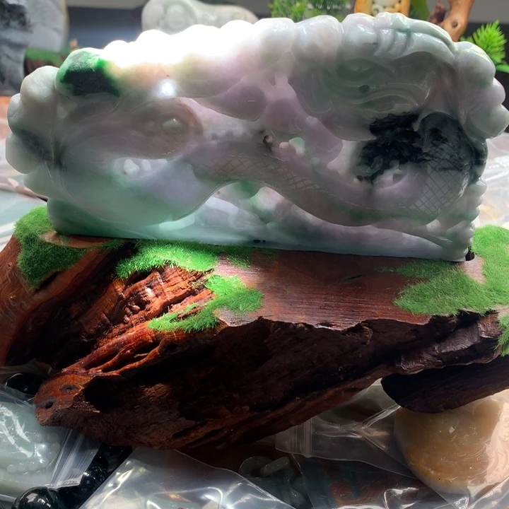 医***术翡翠未镶嵌颈饰保真天然a货翡翠