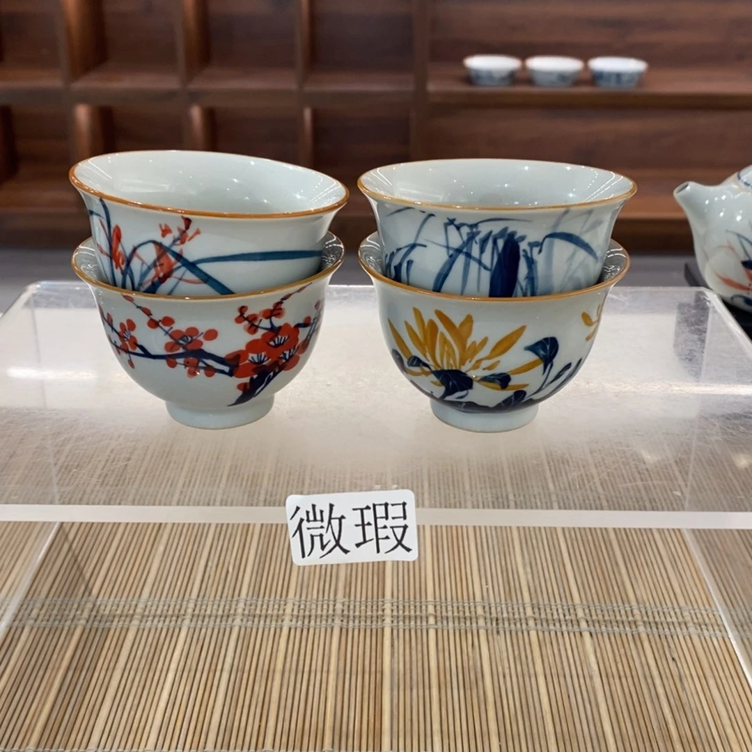 釉下彩手工绘制手工绘制