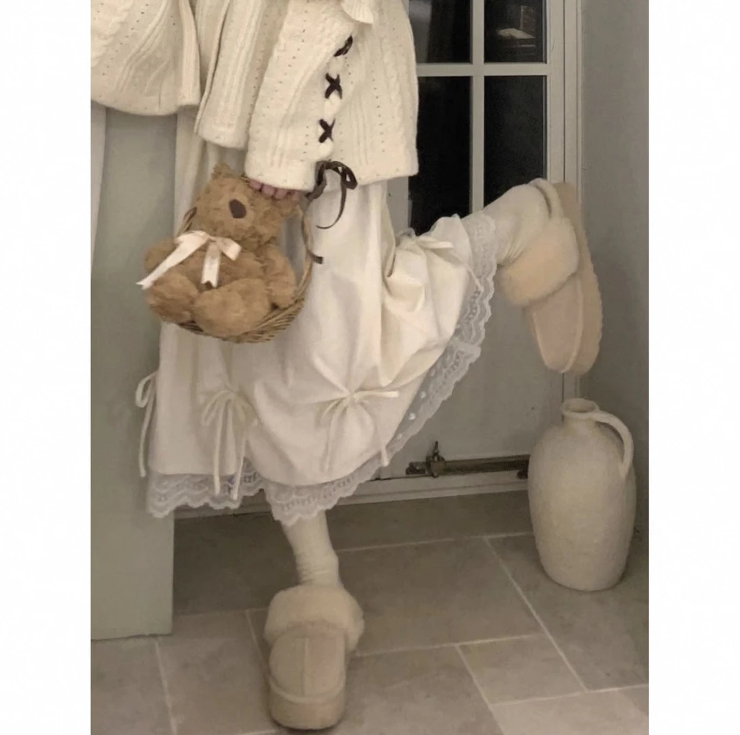 【小巧定制】XQ2316春季新款甜美显瘦高腰中长款半身裙