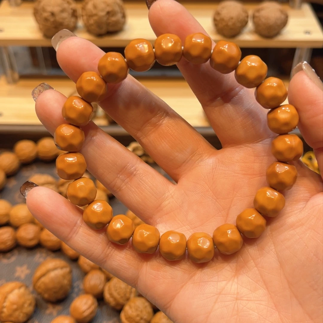 文玩核桃把件猴头无相手串