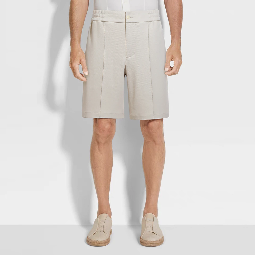 意大利 ZEGAN6300同款【奢华定制】夏日绅士休闲短裤— (高端）