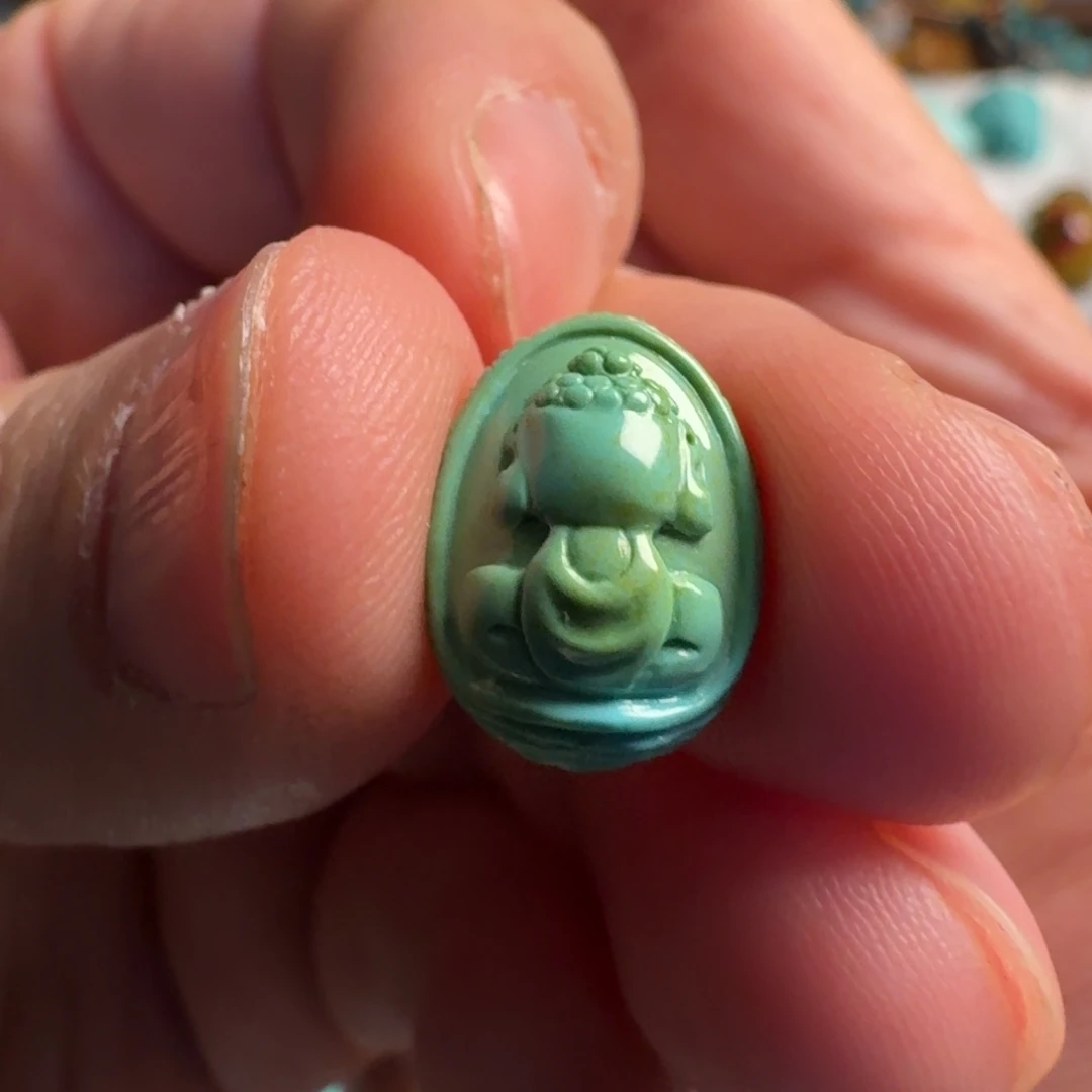 绿松石单珠未镶嵌11m m