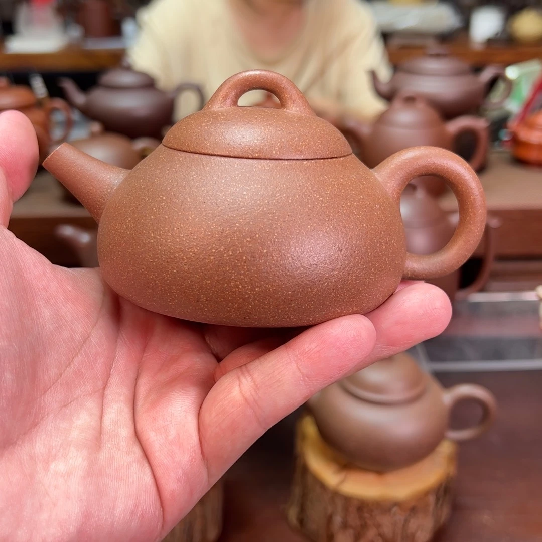 杨***亿茶壶紫砂紫泥台西矿半瓢150cc