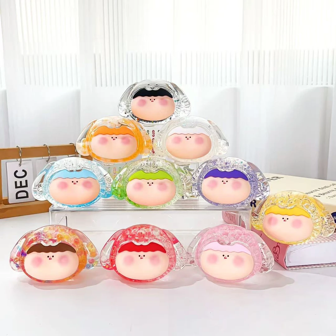 新款双色泡珠狗头莉莉丝可爱摆件入油流沙DIY摆件