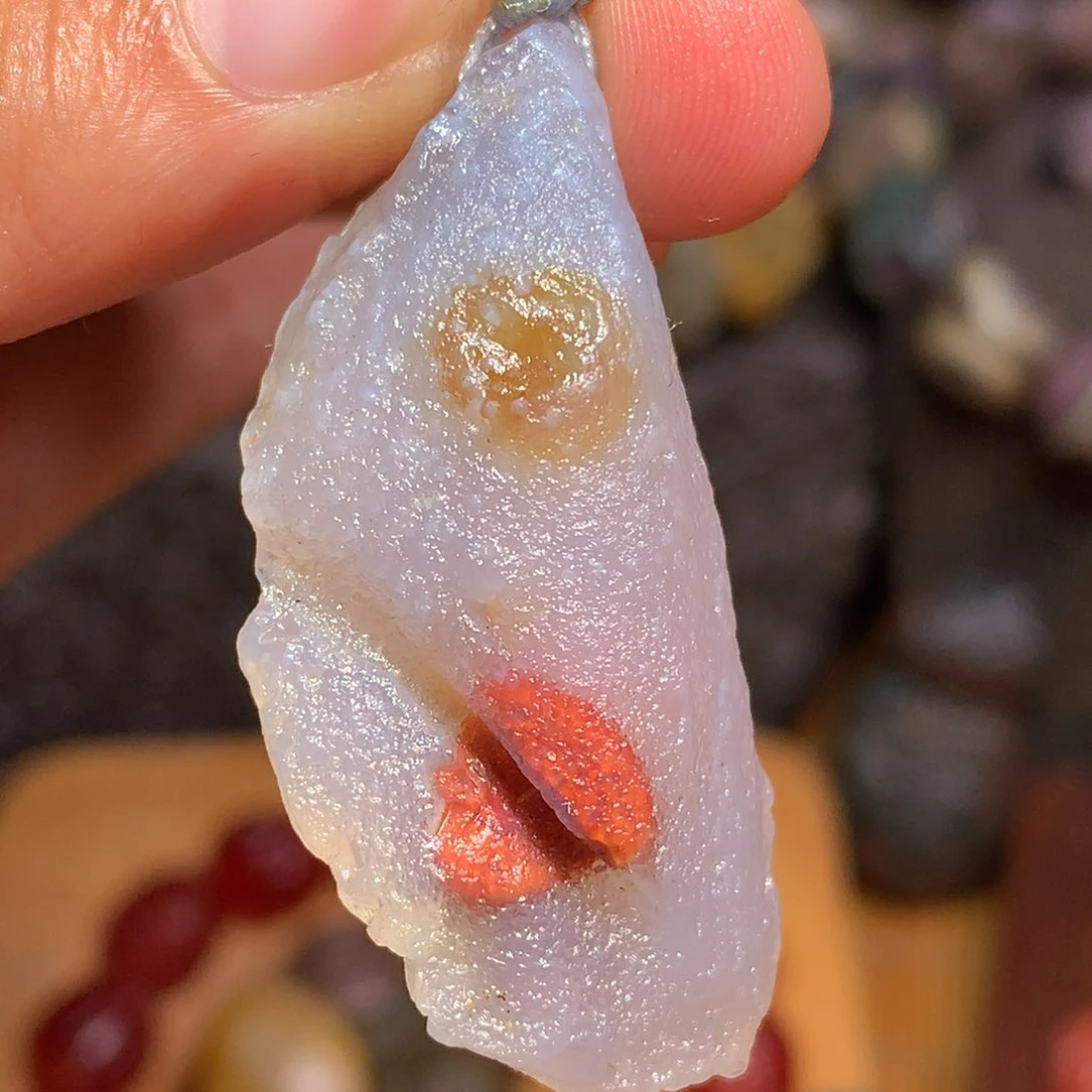 未镶嵌玛瑙/玉髓珠宝半成品