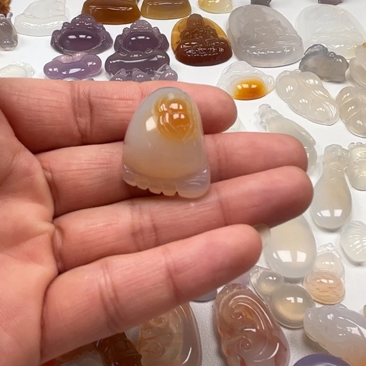 玛瑙/玉髓未镶嵌颈饰