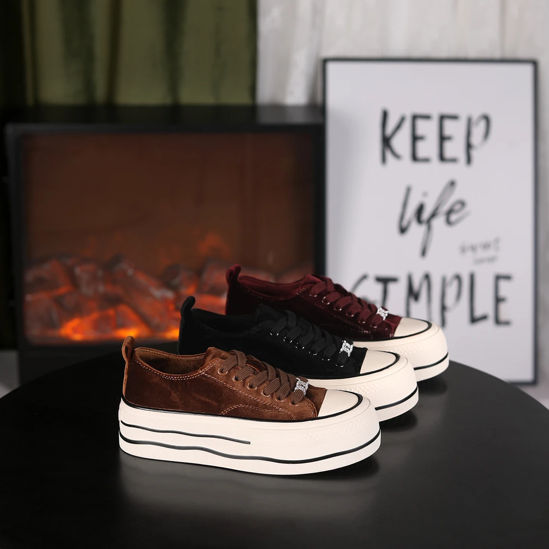 时尚厚底增高5cm流百搭女士休闲鞋308