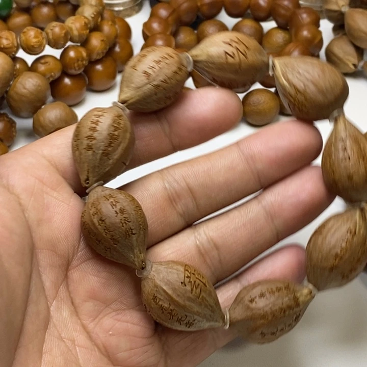 橄榄核手串/手链橄榄核雕刻心经