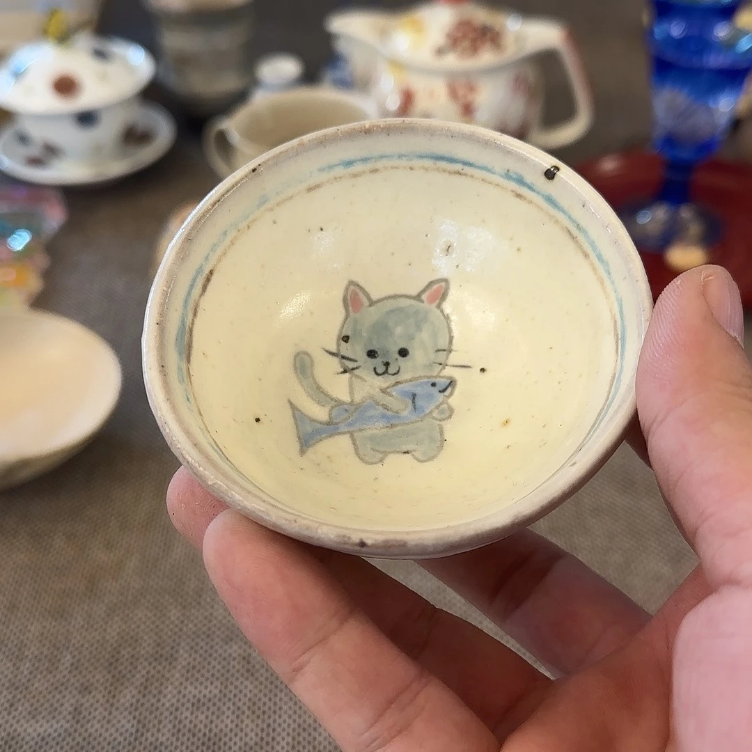 茶盏在家里面了没听见短信呢