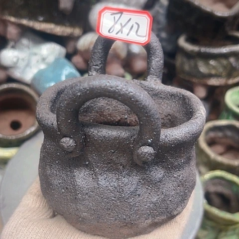 粗陶花盆手工花盆制作