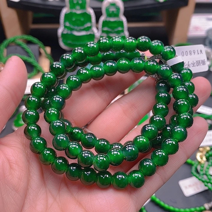 颈饰未镶嵌翡翠翡翠项链