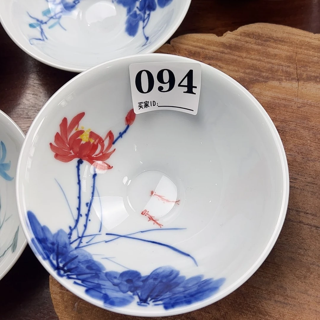 瓷片景德镇陶瓷手工手绘制作