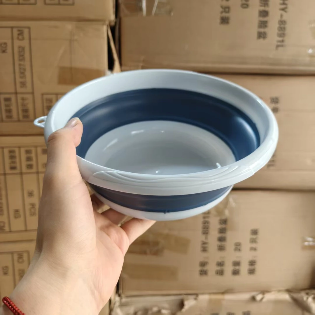 迷你款灰色  折叠小盆