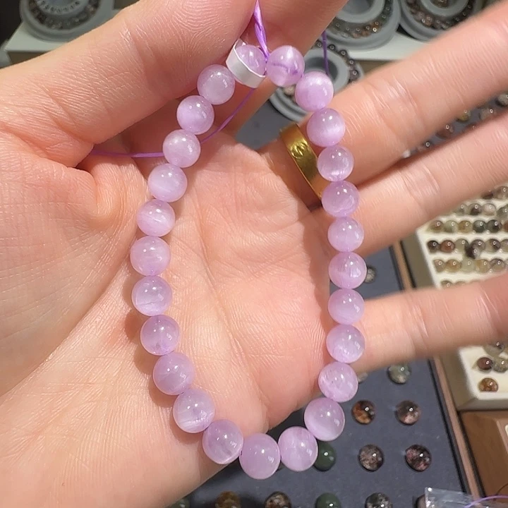 烟晶手链未镶嵌天然手链