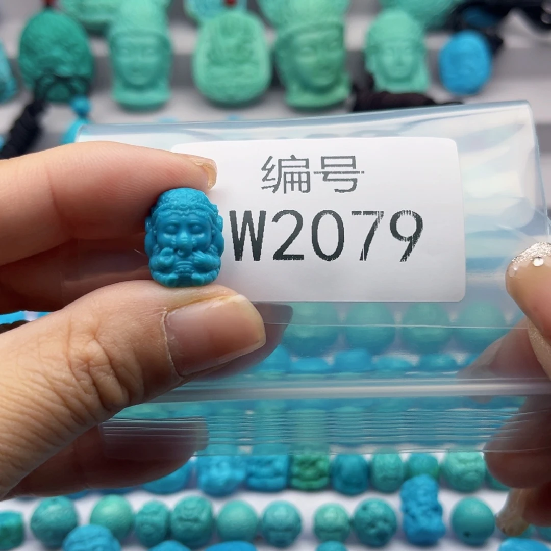 绿松石雕刻未镶嵌@****～