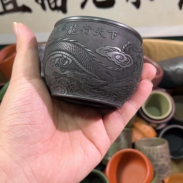 茶杯紫砂全手工紫砂主人杯