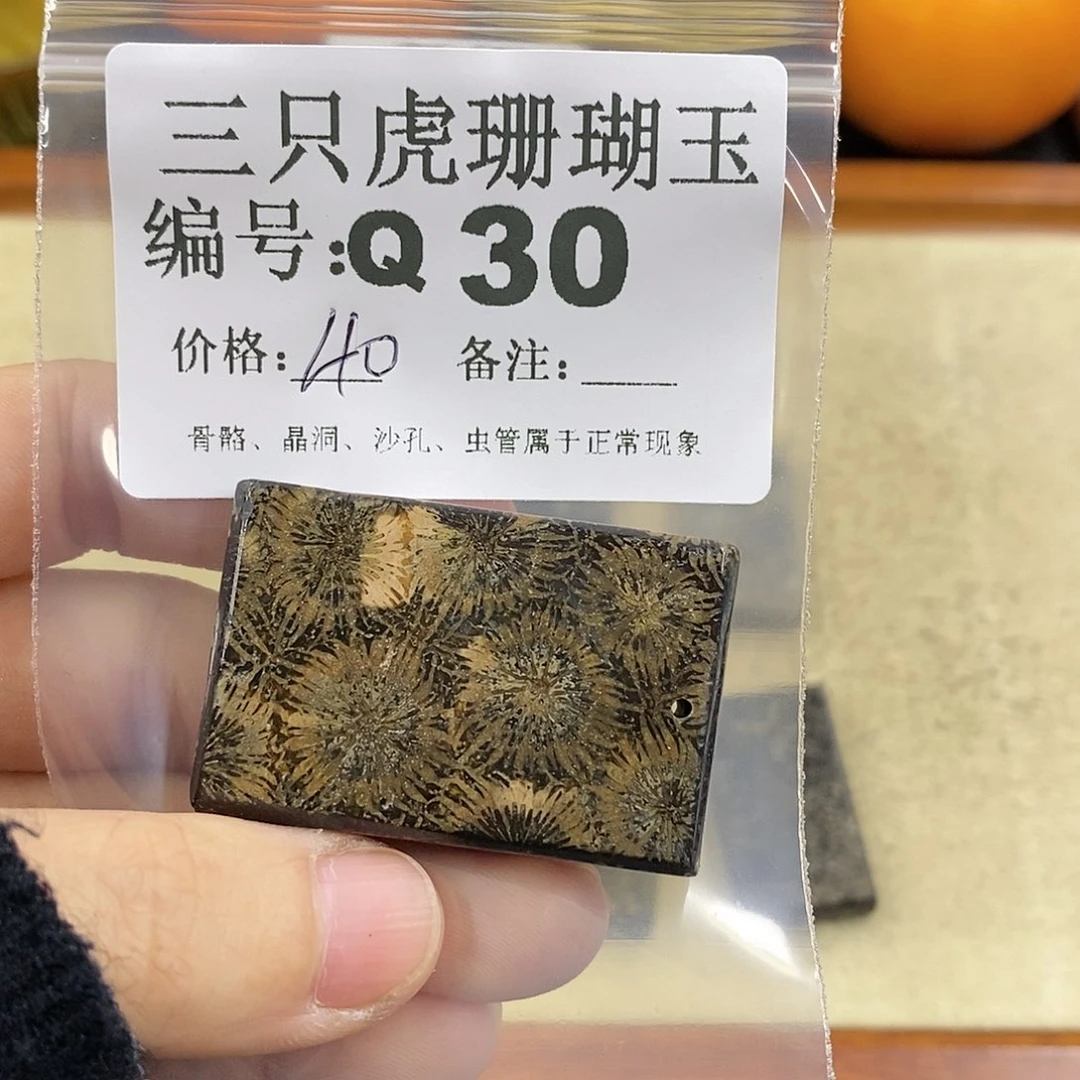 硅化珊瑚（珊瑚玉）1未镶嵌一**羊