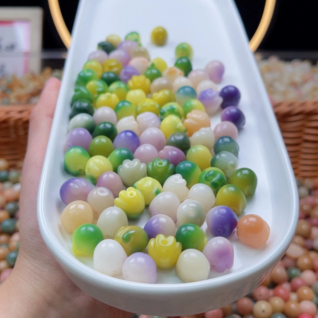 吊坠白玉菩提z12mm/20+20颗多宝猫爪瑕