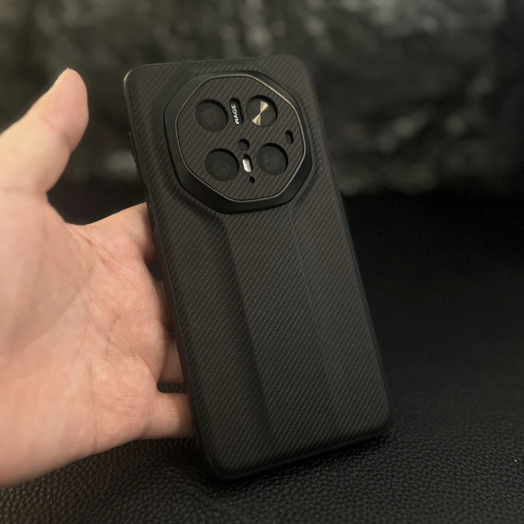 【细碳纤维纹黑】适用华为Mate70苹果16小米17ProMax手机壳VIVOX300