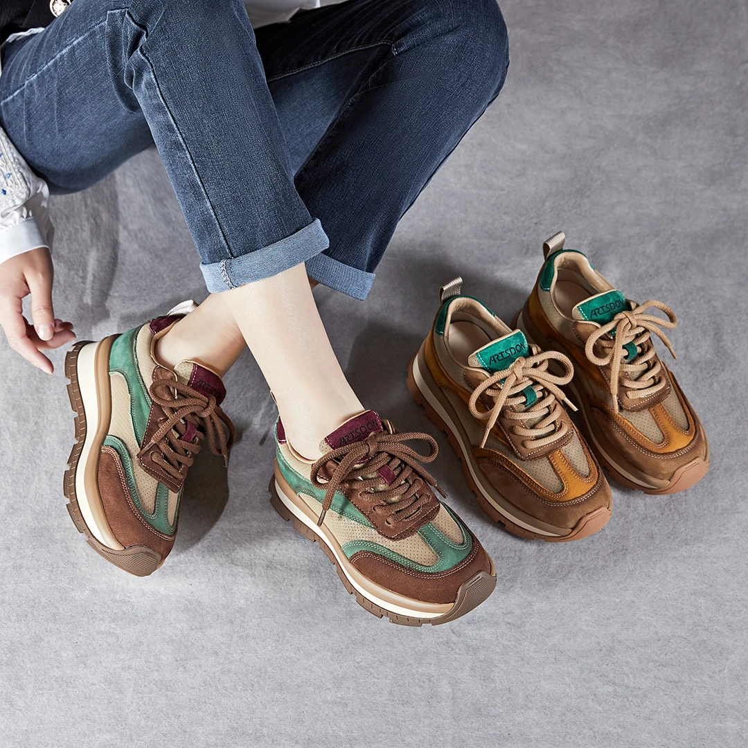 5858-4时尚老爹鞋秋冬运动鞋软底百搭休闲鞋厚底复古秋季春季