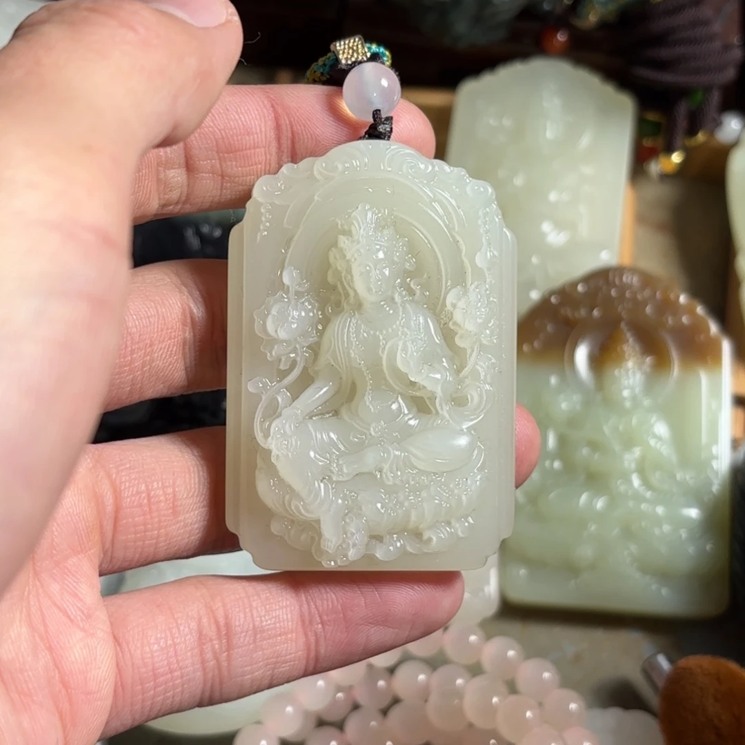 愿***生和田玉未镶嵌挂件