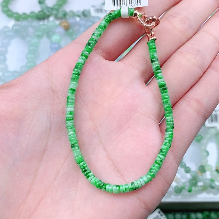 未镶嵌手链翡翠翡翠