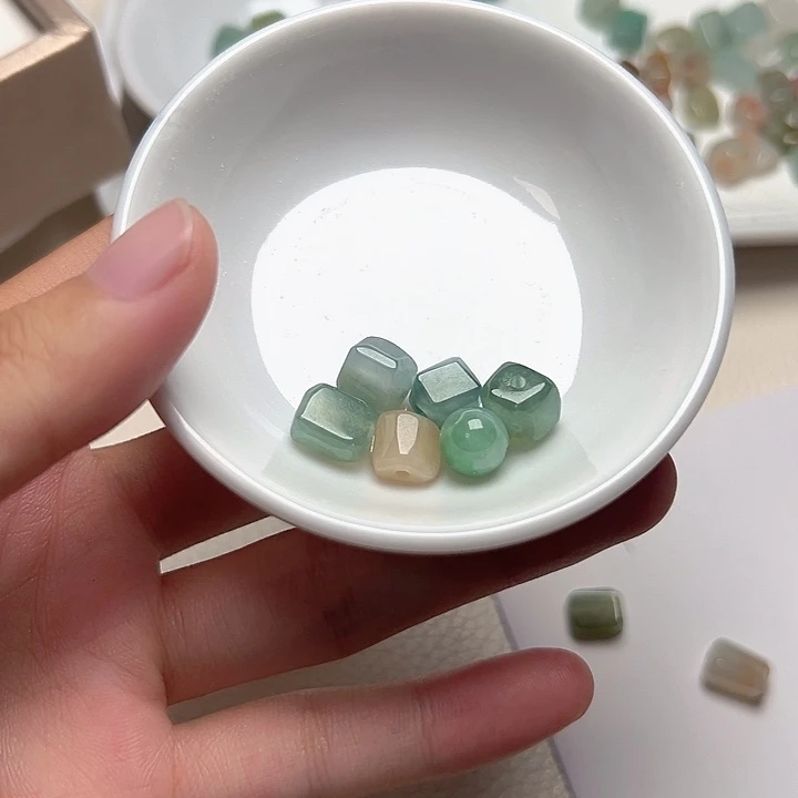 ****y翡翠散珠天然随行翡翠