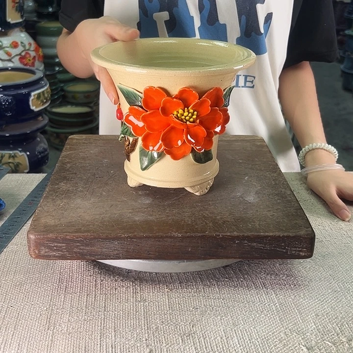泳坤堂石湾盆陶瓷