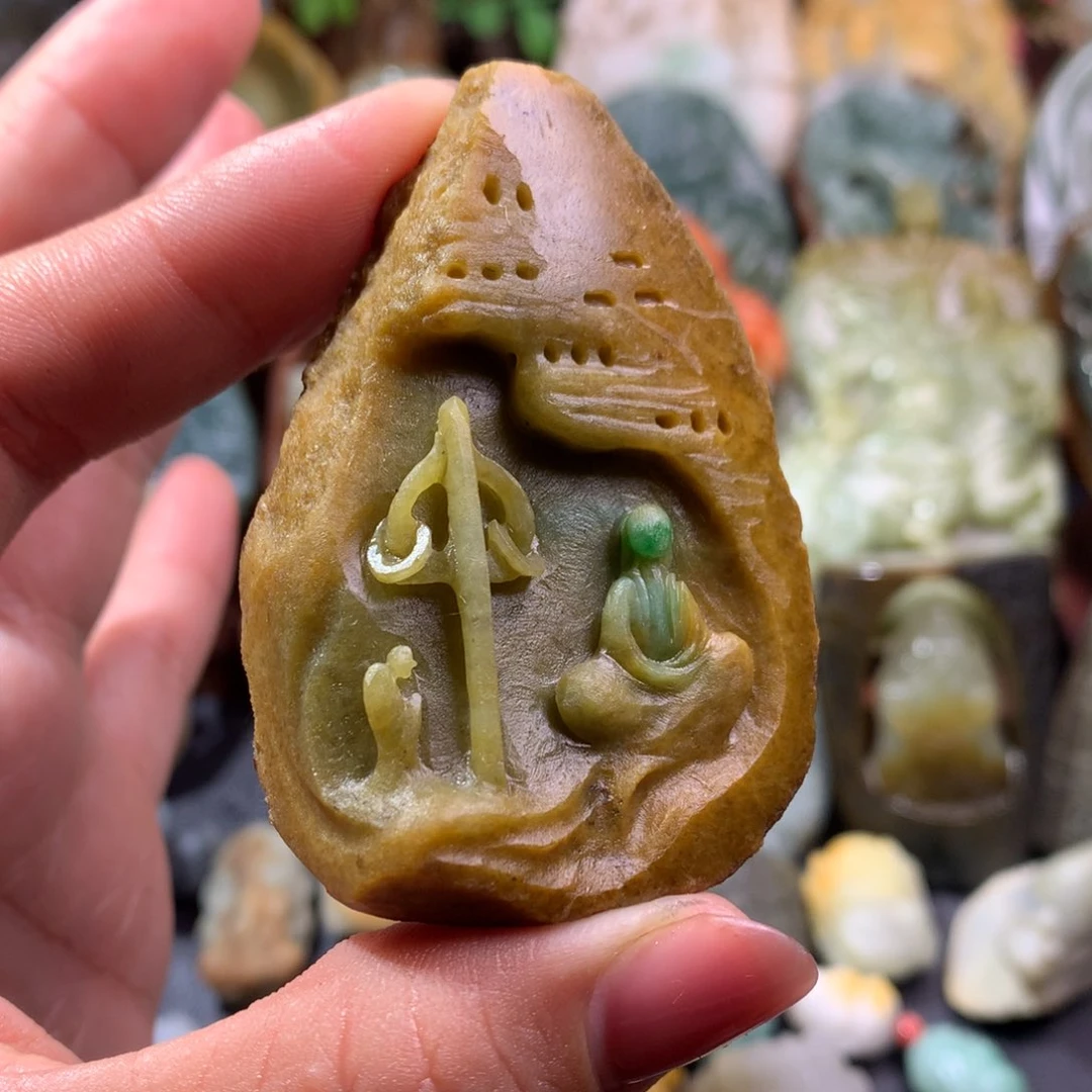 定制翡翠未镶嵌柒*迪翡翠