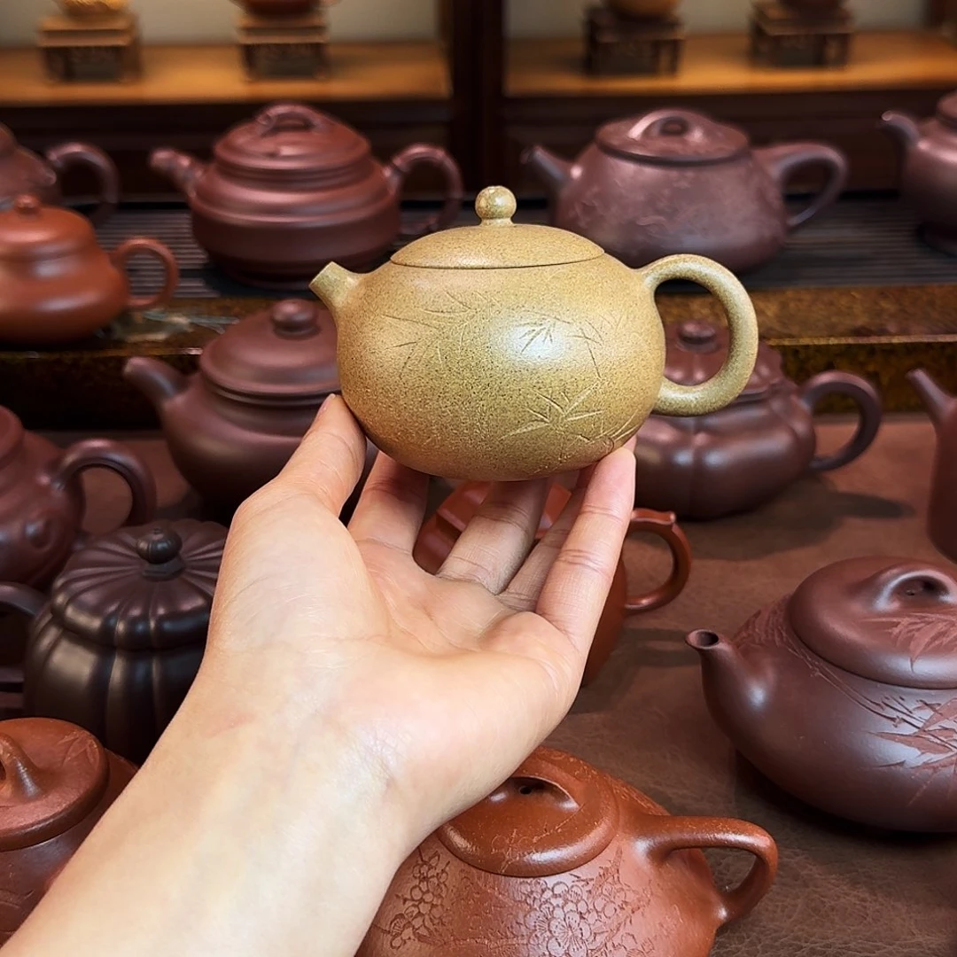 紫砂茶壶徐*年西施壶，段泥