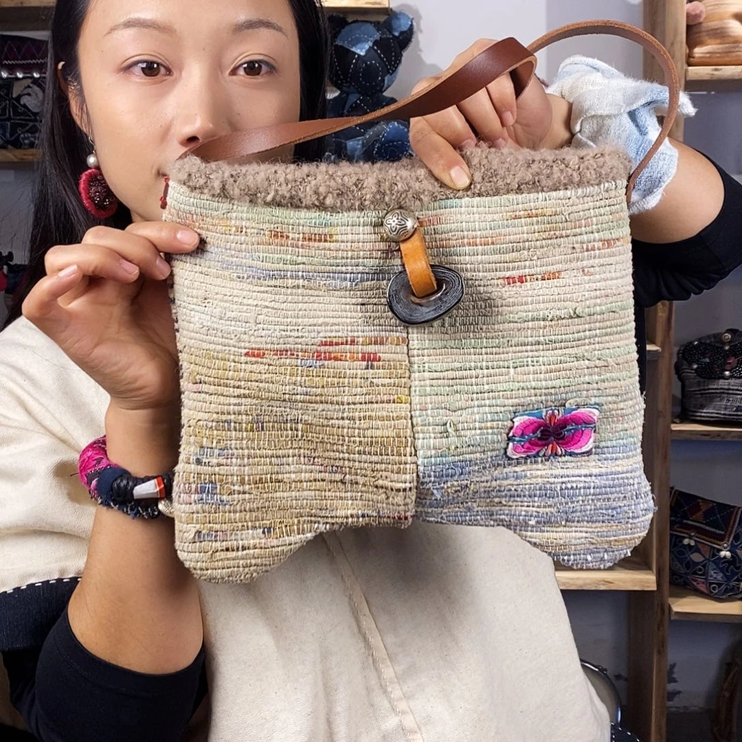 织绣手工制作工艺包包