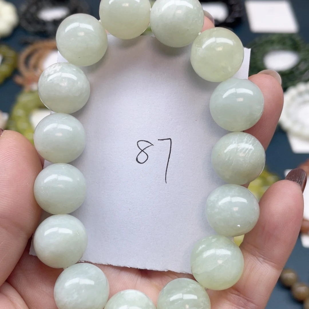 未镶嵌蛇纹石玉手串