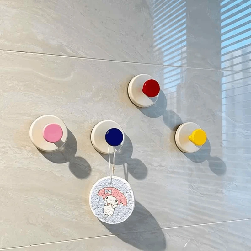 多巴胺吸盘挂钩免打孔强力承重门后挂衣钩门把手粘钩可爱