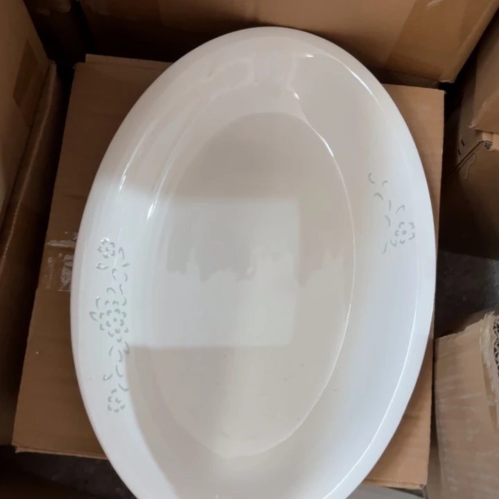 青瓷景德镇陶瓷鱼盘一个