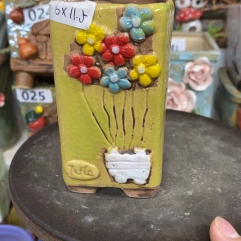 【闪购商品】红陶粗陶材质多肉花盆