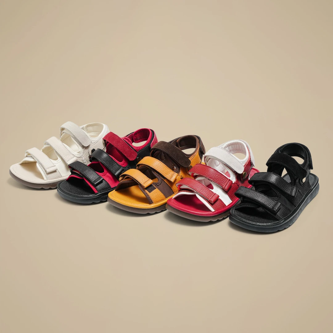 2025春夏上新原创首发罗马凉鞋敲软敲舒适防滑软底女凉鞋5L127