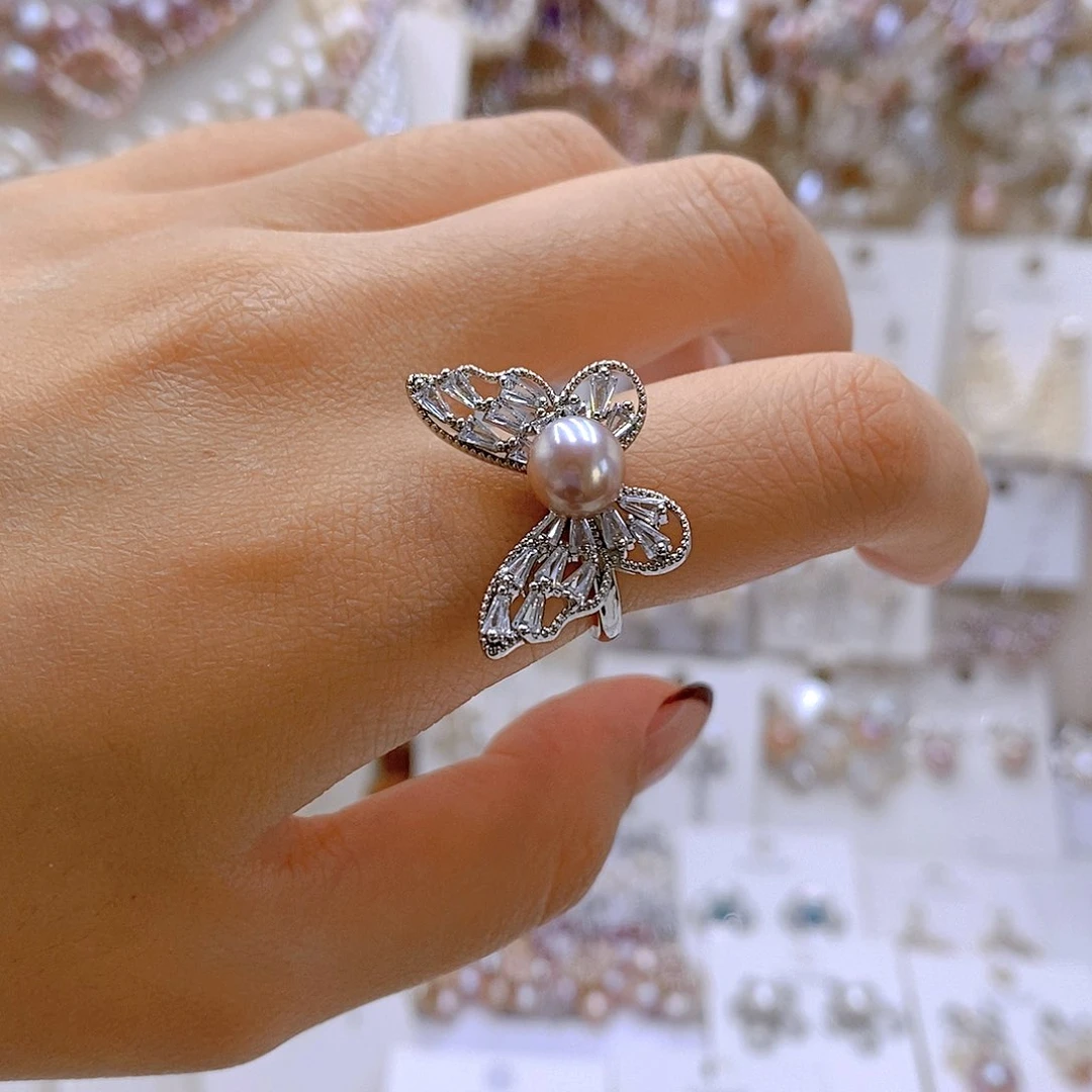 颈饰银S925镶嵌淡水珍珠