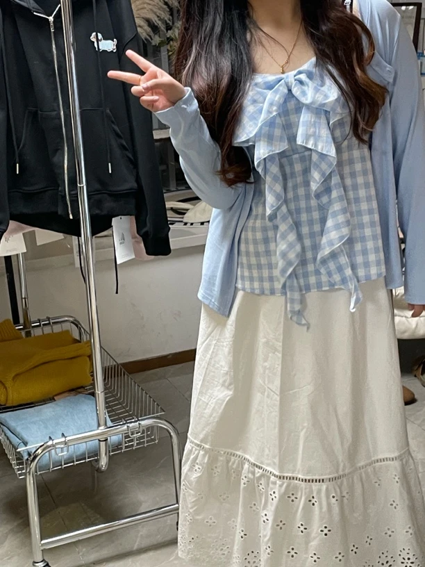 Chao显瘦套装上衣2件套