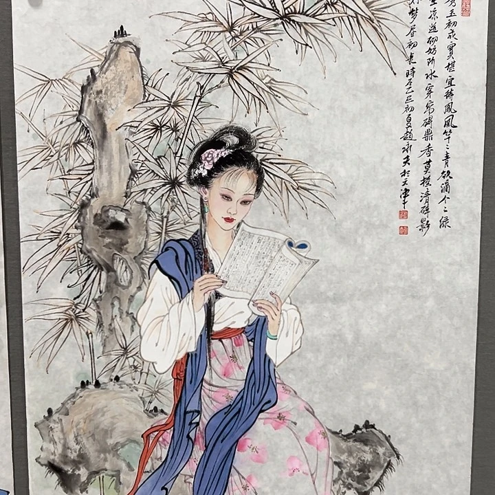 国画老师作品国画的
