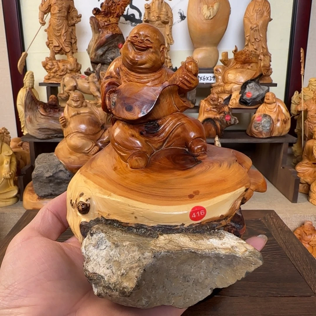 崖柏小木匠艺雕一物一拍